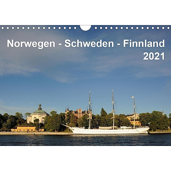 Norwegen - Schweden - Finnland (Wandkalender 2021 DIN A4 quer), Clemens Haardiek