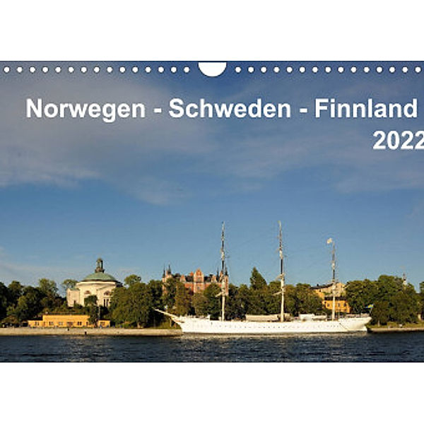 Norwegen - Schweden - Finnland (Wandkalender 2022 DIN A4 quer), Clemens Haardiek