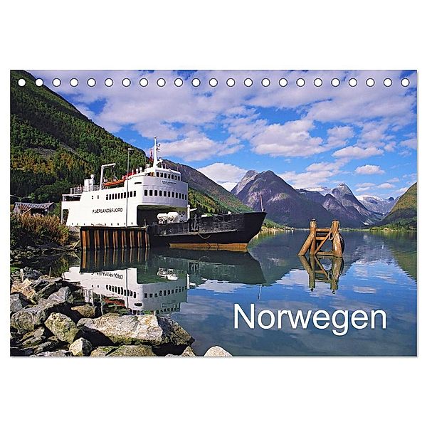 Norwegen (Tischkalender 2024 DIN A5 quer), CALVENDO Monatskalender, McPHOTO