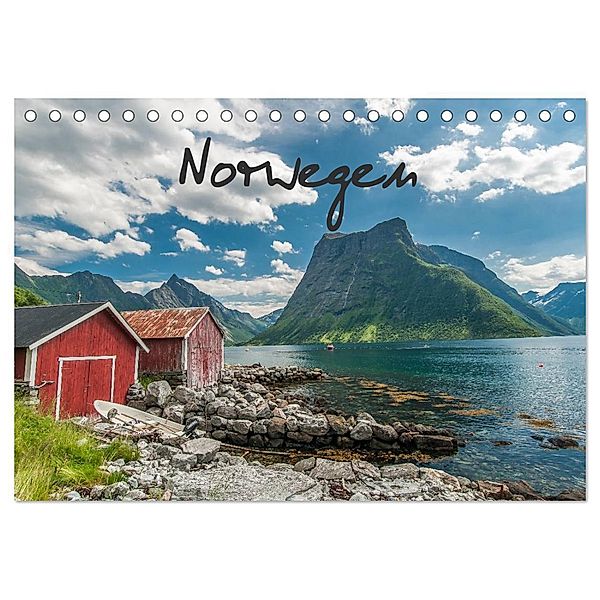 Norwegen (Tischkalender 2024 DIN A5 quer), CALVENDO Monatskalender, Roman Burri