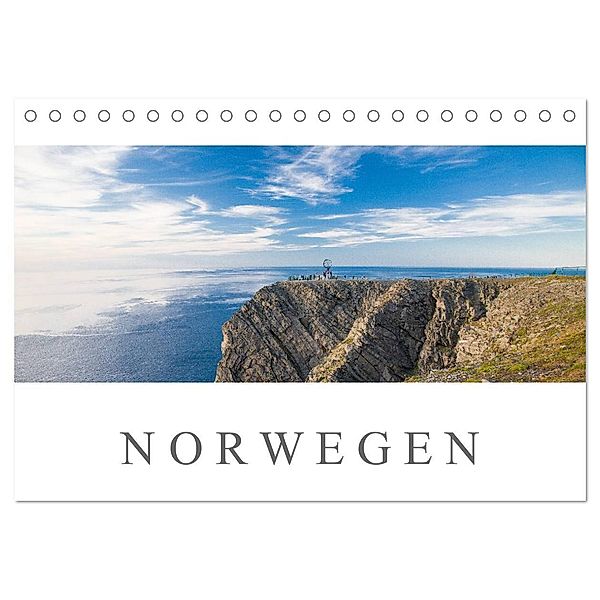 Norwegen (Tischkalender 2025 DIN A5 quer), CALVENDO Monatskalender, Calvendo, hiacynta jelen