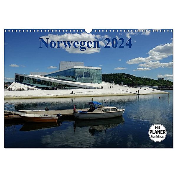 Norwegen und seine Schönheiten 2024 (Wandkalender 2024 DIN A3 quer), CALVENDO Monatskalender, Beate Bussenius