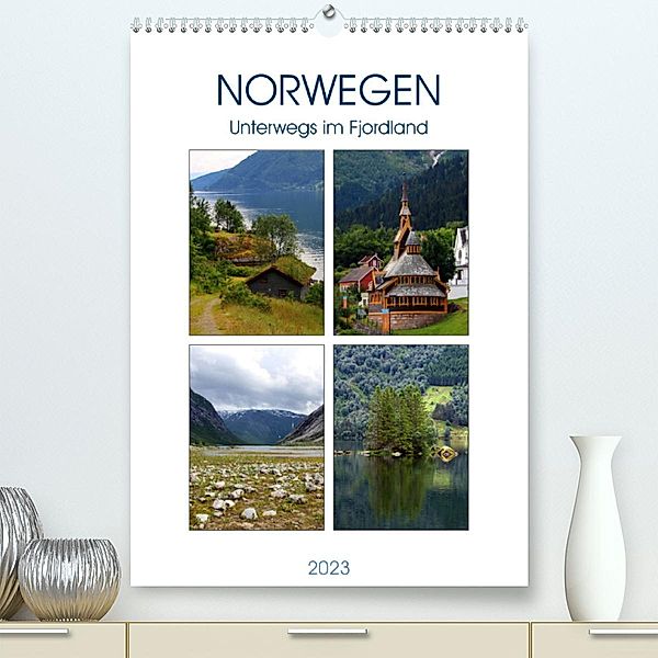 Norwegen - Unterwegs im Fjordland (Premium, hochwertiger DIN A2 Wandkalender 2023, Kunstdruck in Hochglanz), Helene Seidl