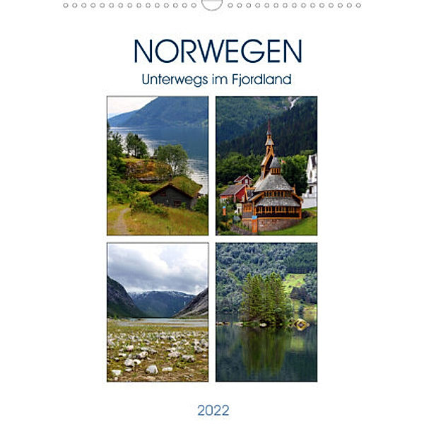 Norwegen - Unterwegs im Fjordland (Wandkalender 2022 DIN A3 hoch), Helene Seidl