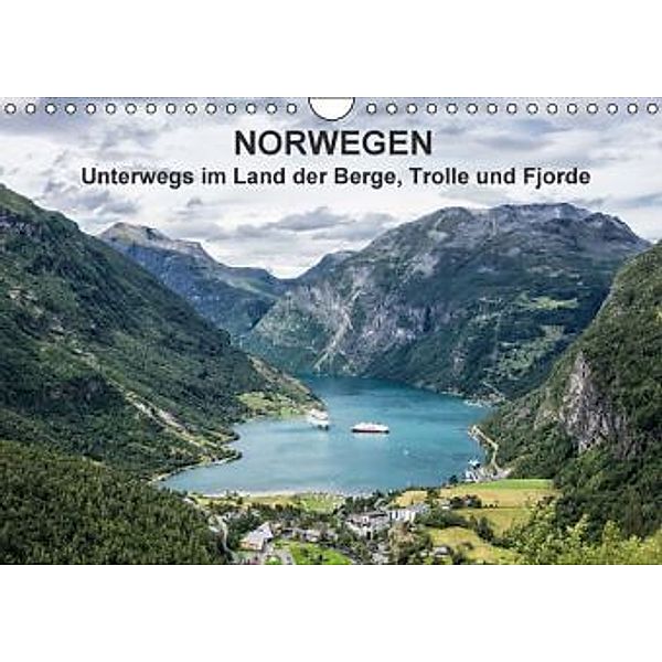 Norwegen - Unterwegs im Land der Berge, Trolle und Fjorde (Wandkalender 2015 DIN A4 quer), Rico Ködder