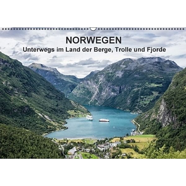 Norwegen - Unterwegs im Land der Berge, Trolle und Fjorde (Wandkalender 2016 DIN A2 quer), Rico Ködder