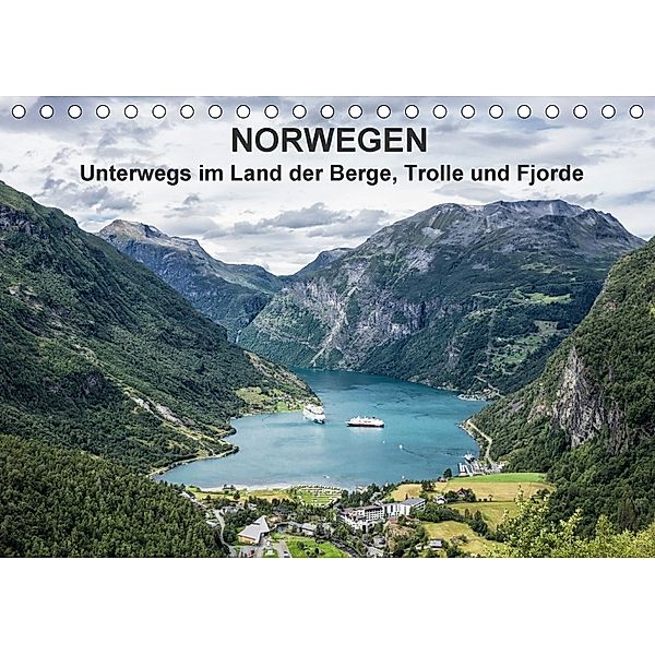 Norwegen - Unterwegs im Land der Berge, Trolle und Fjorde (Tischkalender 2018 DIN A5 quer), Rico Ködder