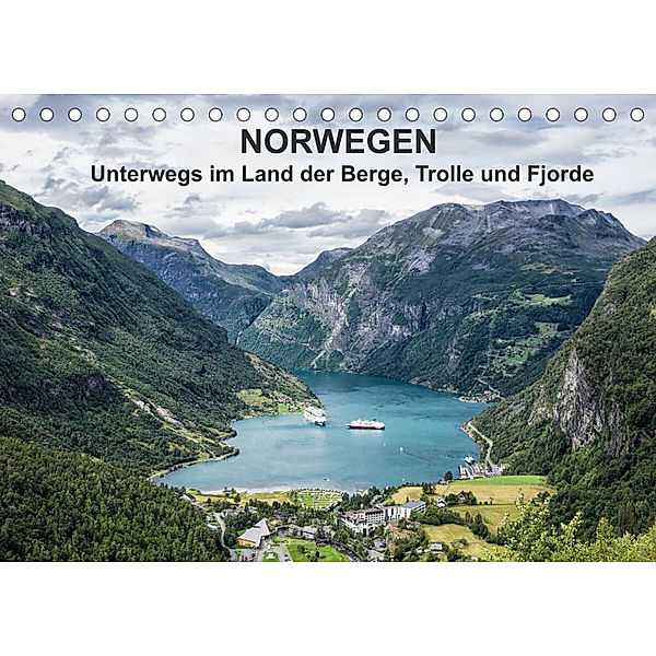 Norwegen - Unterwegs im Land der Berge, Trolle und Fjorde (Tischkalender 2022 DIN A5 quer), Rico Ködder