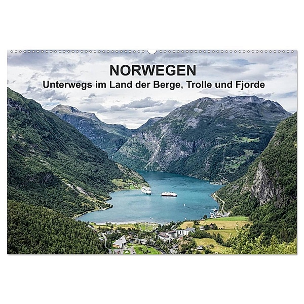 Norwegen - Unterwegs im Land der Berge, Trolle und Fjorde (Wandkalender 2025 DIN A2 quer), CALVENDO Monatskalender, Calvendo, Rico Ködder