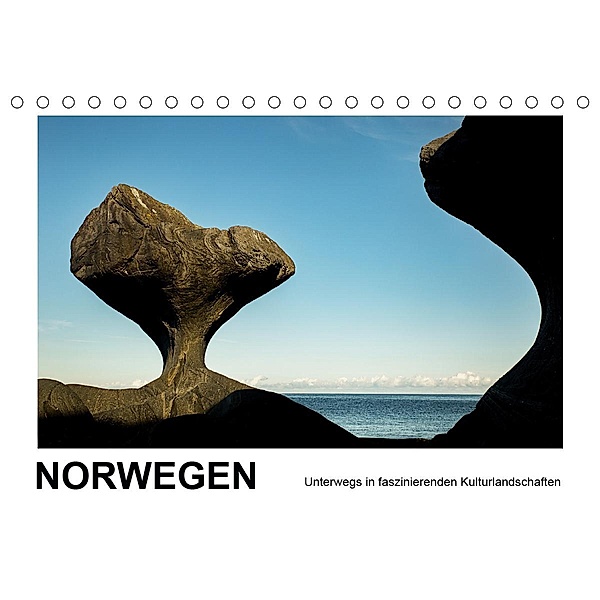 Norwegen - Unterwegs in faszinierenden Kulturlandschaften (Tischkalender 2021 DIN A5 quer), Christian Hallweger