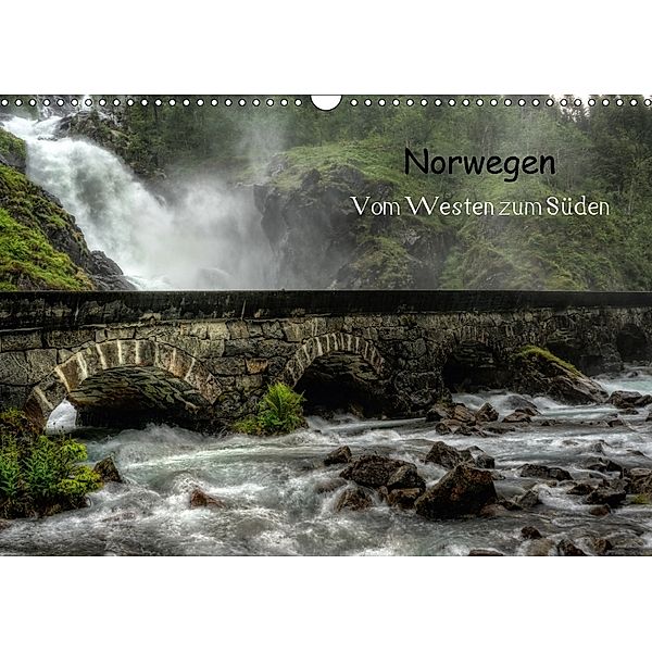 Norwegen - Vom Westen zum Süden (Wandkalender 2018 DIN A3 quer), Dirk Rosin