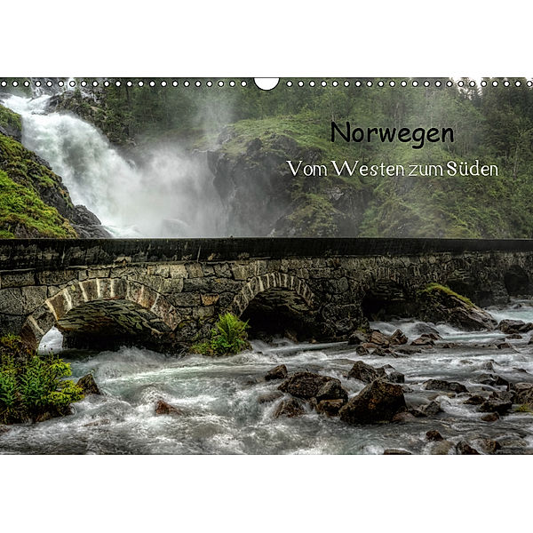 Norwegen - Vom Westen zum Süden (Wandkalender 2019 DIN A3 quer), Dirk rosin