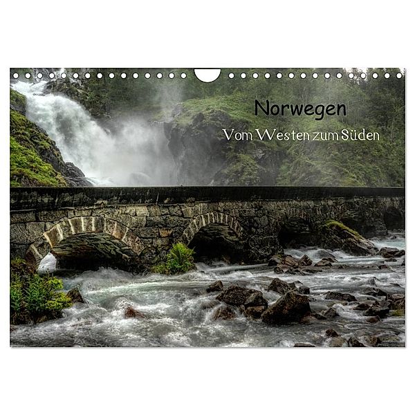 Norwegen - Vom Westen zum Süden (Wandkalender 2025 DIN A4 quer), CALVENDO Monatskalender, Calvendo, Dirk rosin