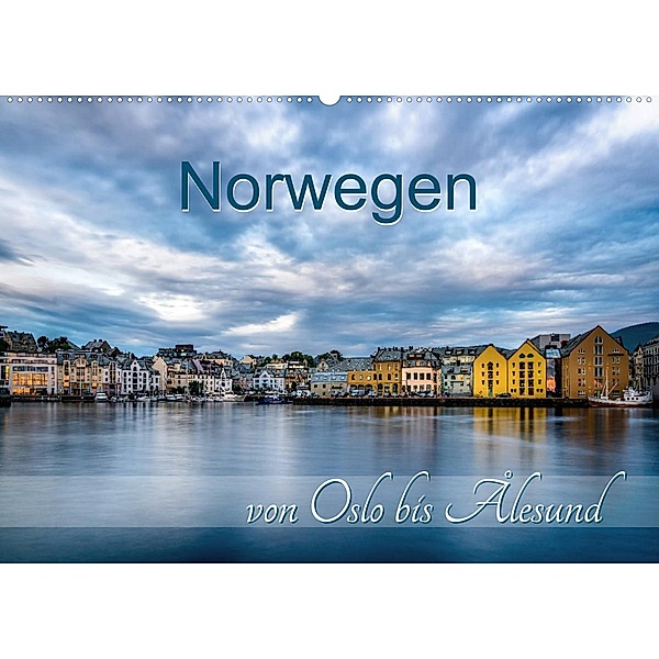 Norwegen von Oslo bis Ålesund (Wandkalender 2023 DIN A2 quer), Stefan Mosert