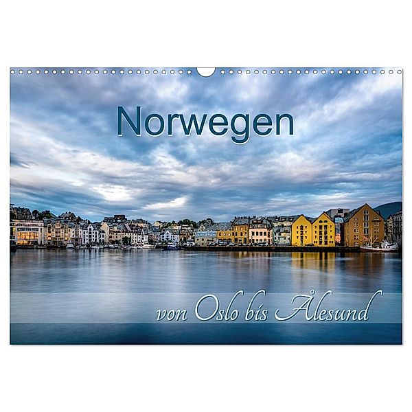 Norwegen von Oslo bis Ålesund (Wandkalender 2025 DIN A3 quer), CALVENDO Monatskalender, Calvendo, Stefan Mosert