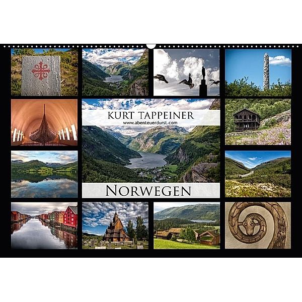 Norwegen (Wandkalender 2017 DIN A2 quer), Kurt Tappeiner
