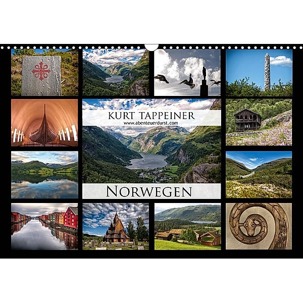 Norwegen (Wandkalender 2021 DIN A3 quer), Kurt Tappeiner