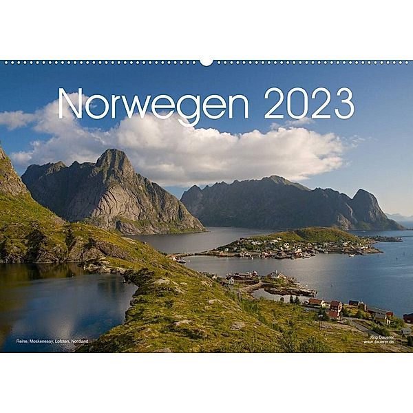 Norwegen (Wandkalender 2023 DIN A2 quer), Jörg Dauerer