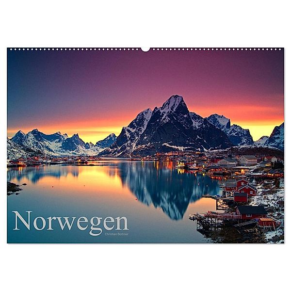 Norwegen (Wandkalender 2024 DIN A2 quer), CALVENDO Monatskalender, Christian Bothner