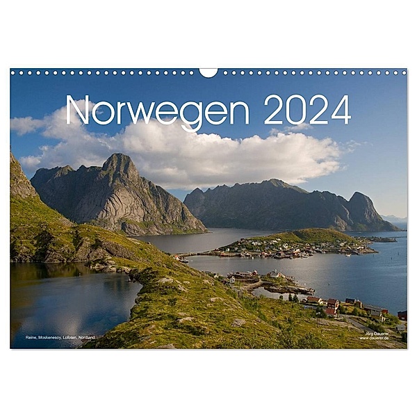 Norwegen (Wandkalender 2024 DIN A3 quer), CALVENDO Monatskalender, Jörg Dauerer