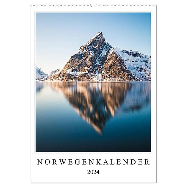 Norwegenkalender (Wandkalender 2024 DIN A2 hoch), CALVENDO Monatskalender, Sebastian Worm