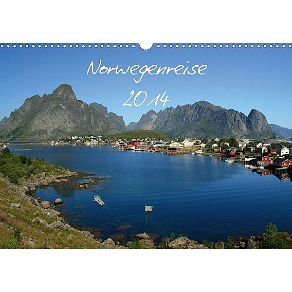 Norwegenreise 2014 (Wandkalender 2014 DIN A4 quer), Liane Rönsch