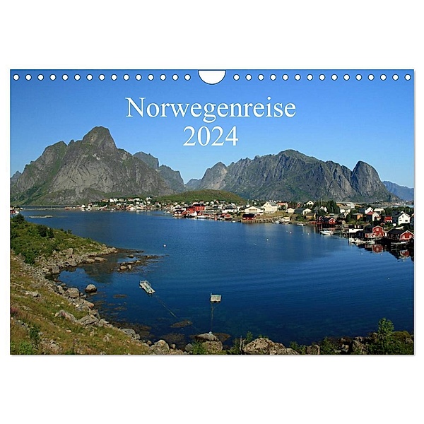 Norwegenreise 2024 (Wandkalender 2024 DIN A4 quer), CALVENDO Monatskalender, Liane Rönsch