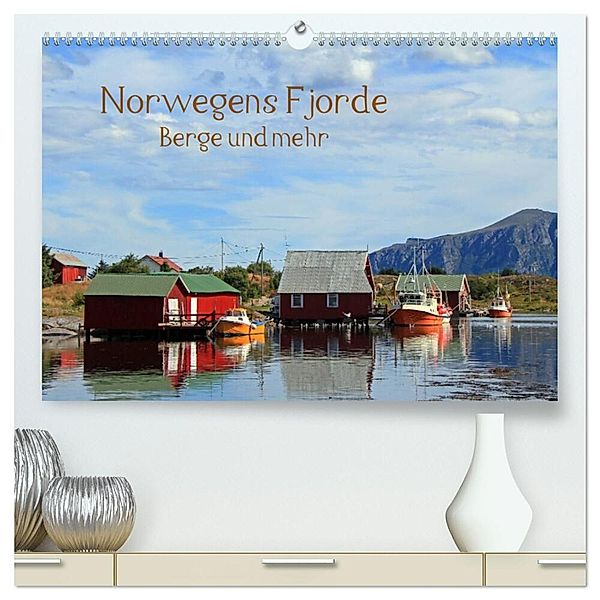 Norwegens Fjorde, Berge und mehr (hochwertiger Premium Wandkalender 2024 DIN A2 quer), Kunstdruck in Hochglanz, Gerhard Albicker