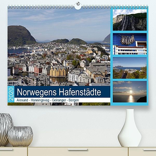 Norwegens Hafenstädte - Alesund - Honningsvag - Geiranger - Bergen (Premium-Kalender 2020 DIN A2 quer), Frank Gayde