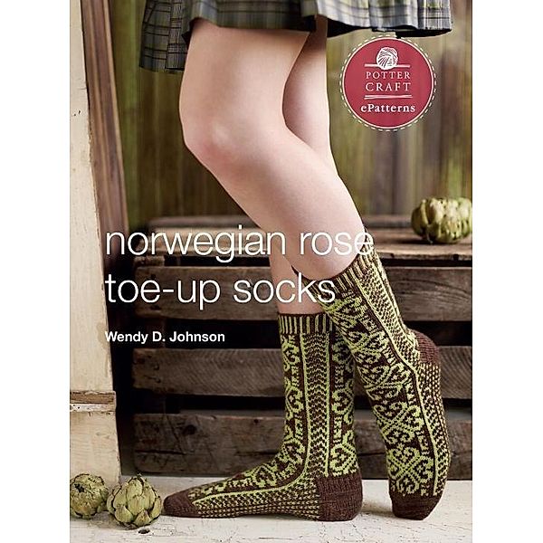 Norwegian Rose Socks / Potter Craft ePatterns, Wendy D. Johnson