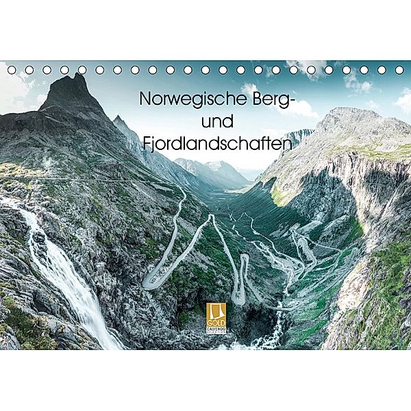 Norwegische Berg- und Fjordlandschaften (Tischkalender 2021 DIN A5 quer), Franz Sußbauer