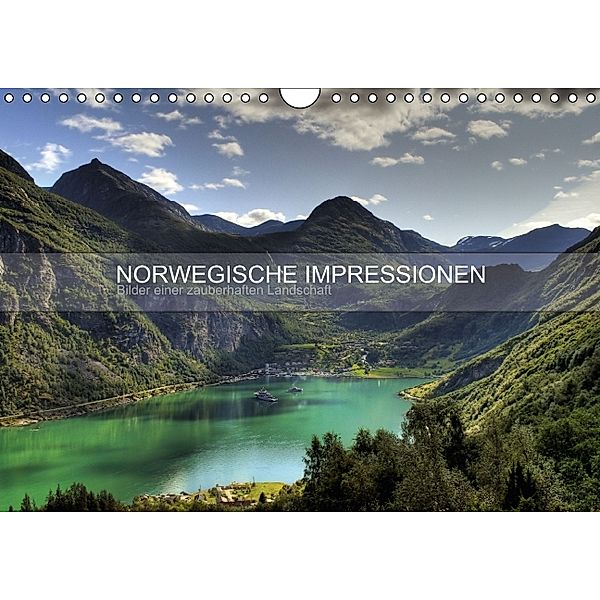 Norwegische Impressionen (aut) (Wandkalender 2014 DIN A4 quer), André W. Zeischold