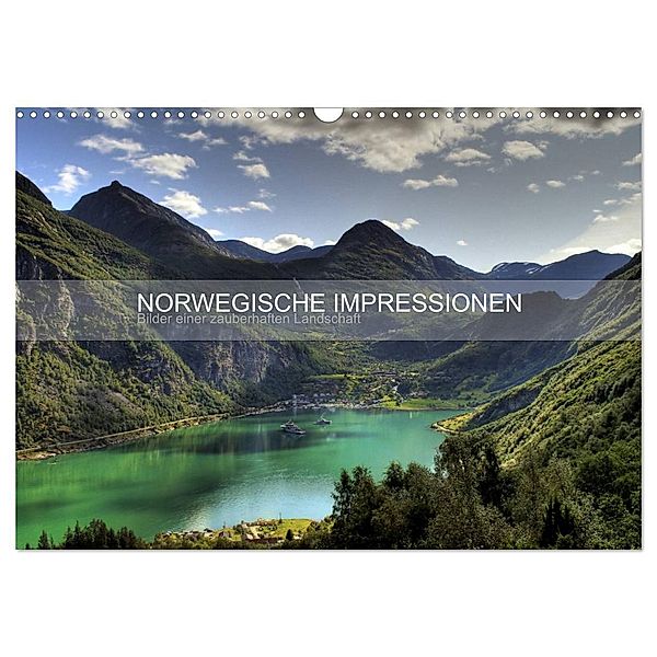 Norwegische Impressionen (Wandkalender 2024 DIN A3 quer), CALVENDO Monatskalender, André W. Zeischold