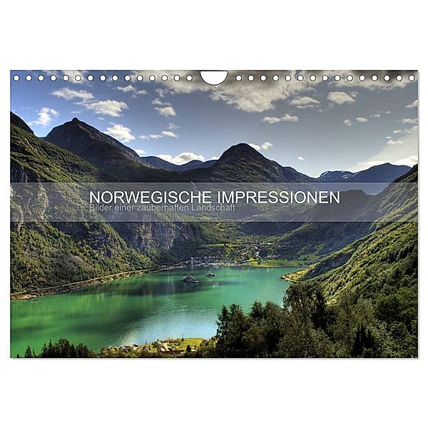 Norwegische Impressionen (Wandkalender 2024 DIN A4 quer), CALVENDO Monatskalender, André W. Zeischold