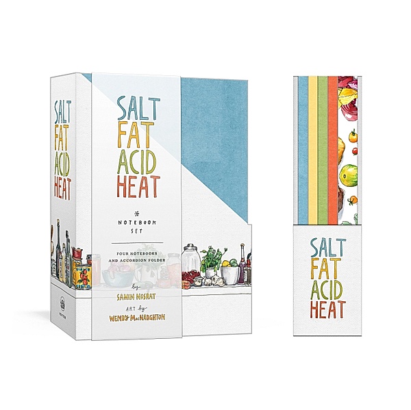 Nosrat, S: Salt, Fat, Acid, Heat Four-Notebook Set, Samin Nosrat