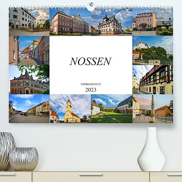 Nossen Impressionen (Premium, hochwertiger DIN A2 Wandkalender 2023, Kunstdruck in Hochglanz), Dirk Meutzner