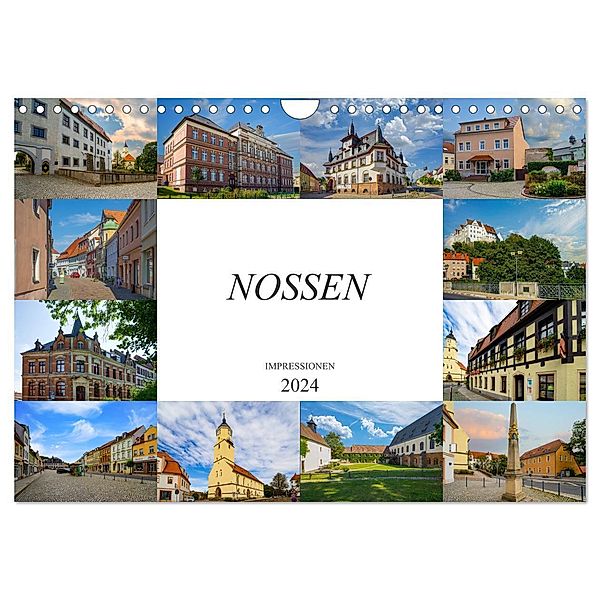 Nossen Impressionen (Wandkalender 2024 DIN A4 quer), CALVENDO Monatskalender, Dirk Meutzner