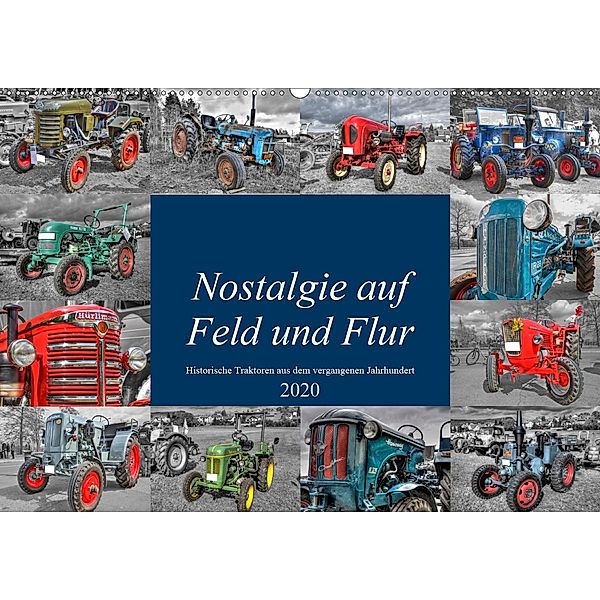 Nostalgie auf Feld und Flur (Wandkalender 2020 DIN A2 quer), Peter Härlein