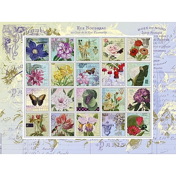 Nostalgie-Briefmarken (Puzzle)