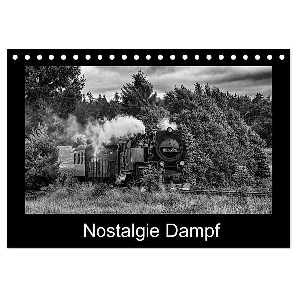 Nostalgie Dampf (Tischkalender 2024 DIN A5 quer), CALVENDO Monatskalender, Marion Maurer