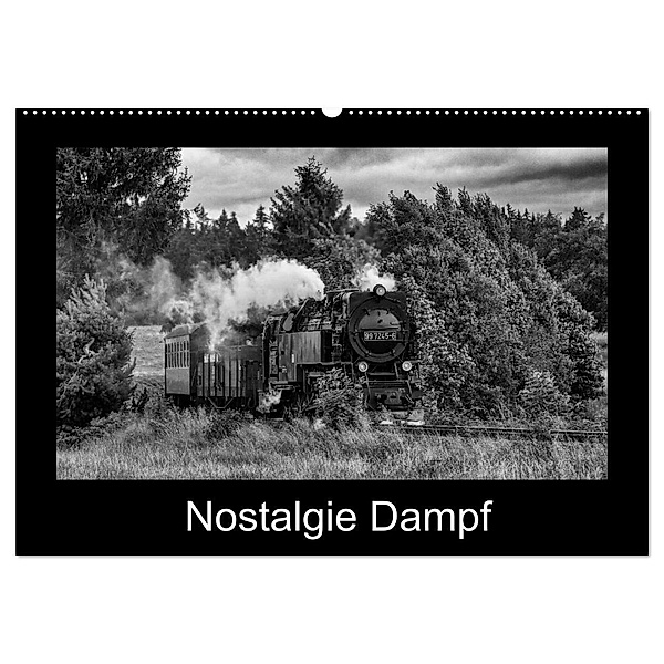 Nostalgie Dampf (Wandkalender 2024 DIN A2 quer), CALVENDO Monatskalender, Marion Maurer