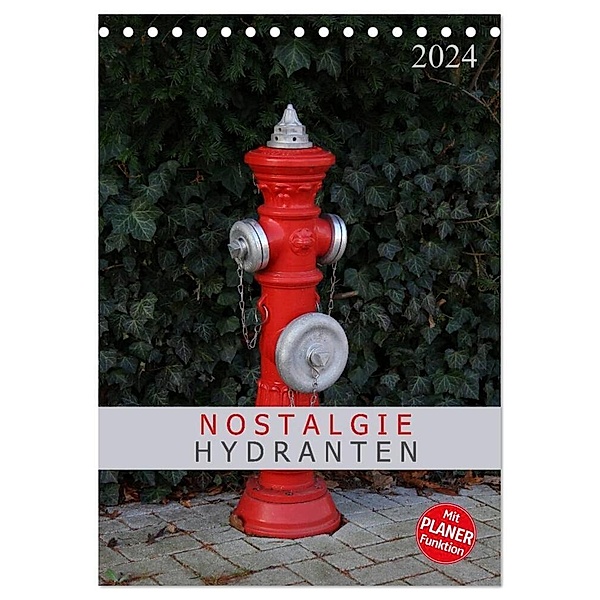 Nostalgie Hydranten (Tischkalender 2024 DIN A5 hoch), CALVENDO Monatskalender, Schnellewelten