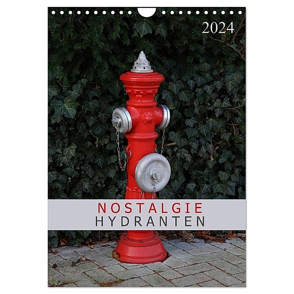 Nostalgie Hydranten (Wandkalender 2024 DIN A4 hoch), CALVENDO Monatskalender, Schnellewelten