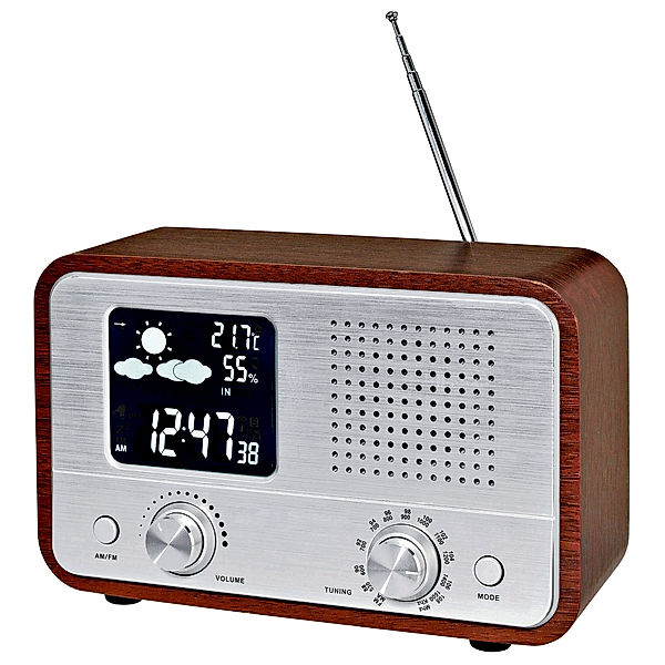 Nostalgie-Radio mit Wetterstation