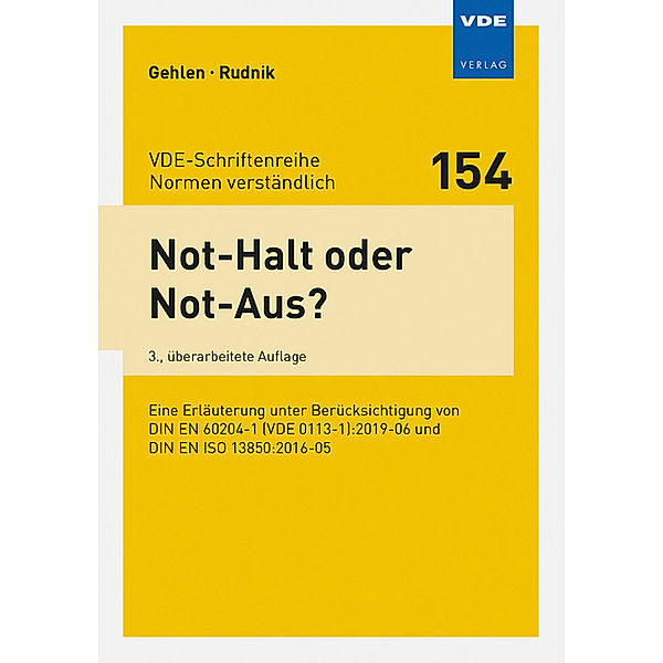Not-Halt oder Not-Aus?, Patrick Gehlen, Siegfried Rudnik