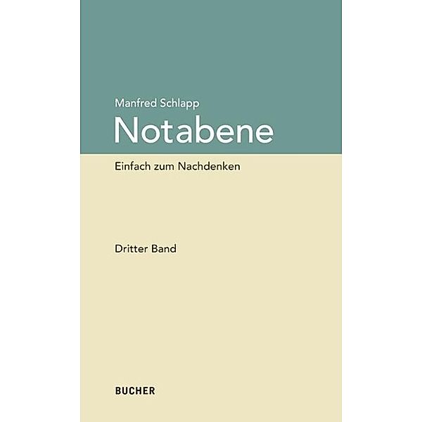 Notabene, Manfred Schlapp