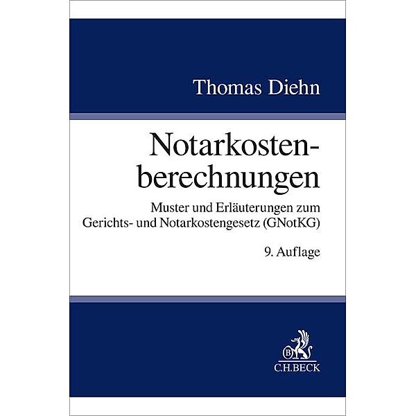 Notarkostenberechnungen, Thomas Diehn