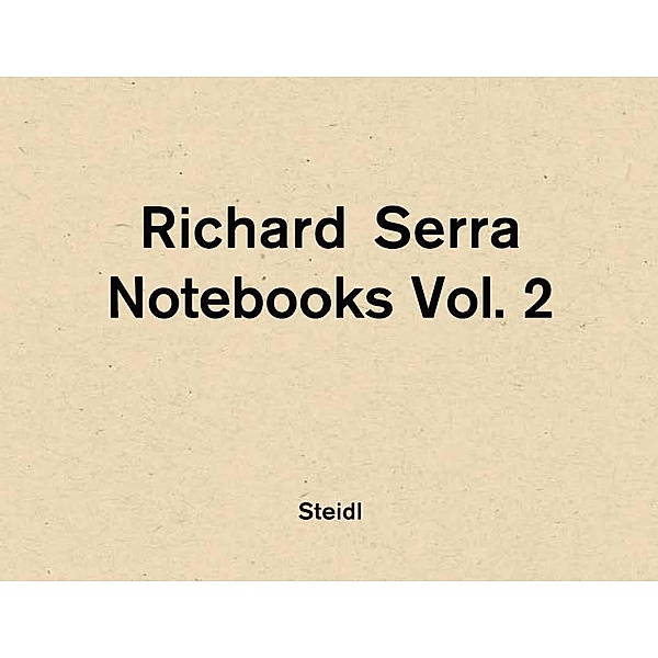 Notebooks Vol. 2, Richard Serra