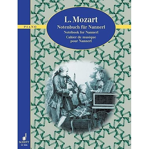 Notenbuch für Nannerl, Klavier, Notenbuch für Nannerl