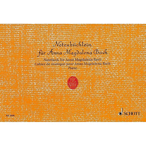 Notenbüchlein für Anna Magdalena Bach, Notenbüchlein für Anna Magdalena Bach